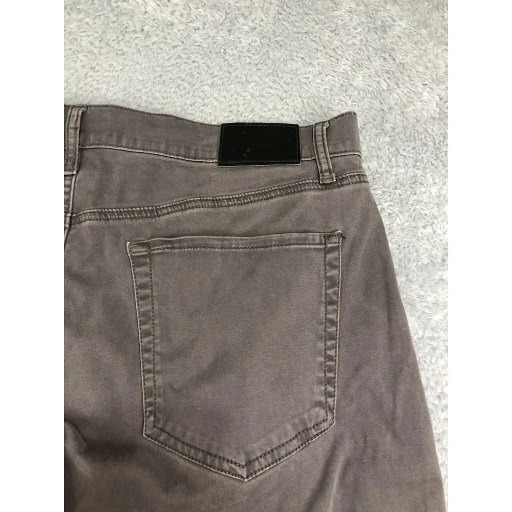 Lucky Brand Jeans Mens 38x30 (Tag 36x30) Brown 121 Slim Straight *Flaw